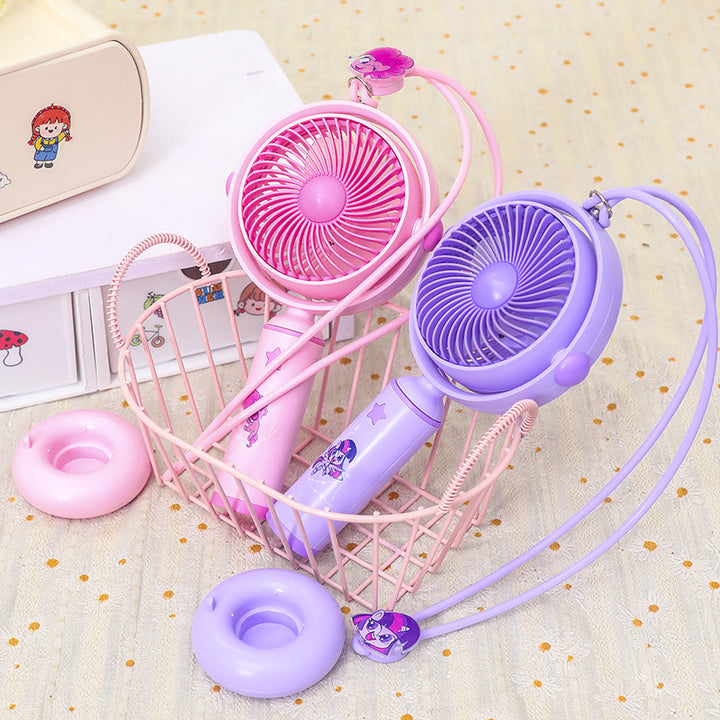 Women's Portable Handheld Fan with Flexible Gooseneck Bowlift
