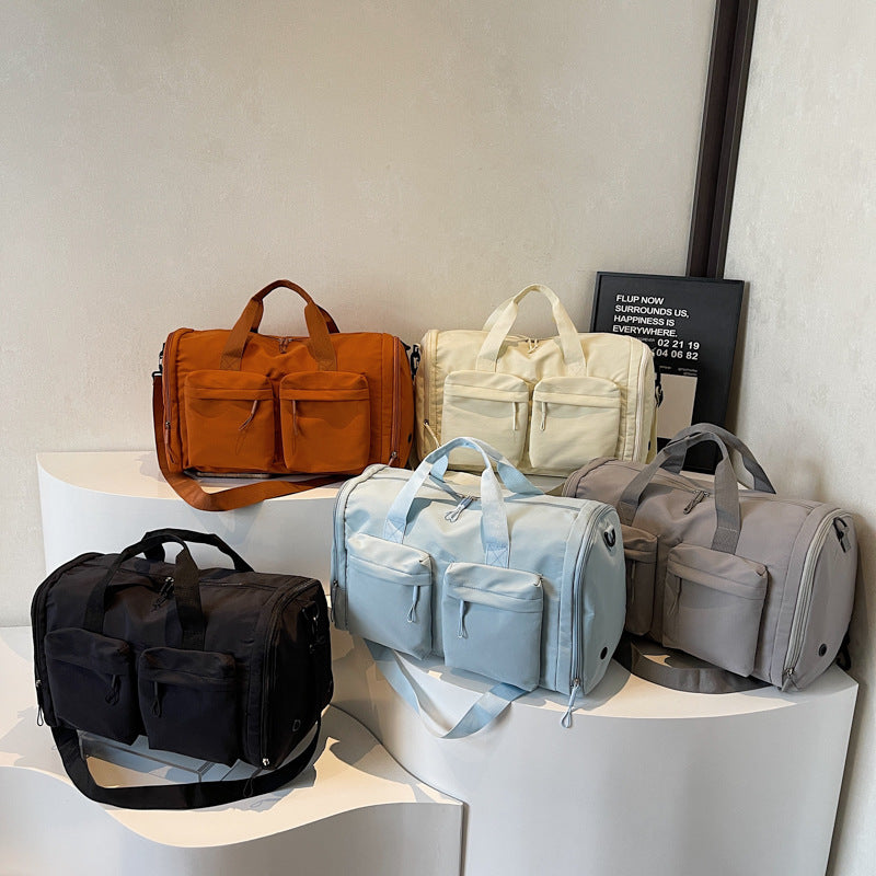 Multifunctional Sports Duffel Bag With Expandable Design Bowlift
