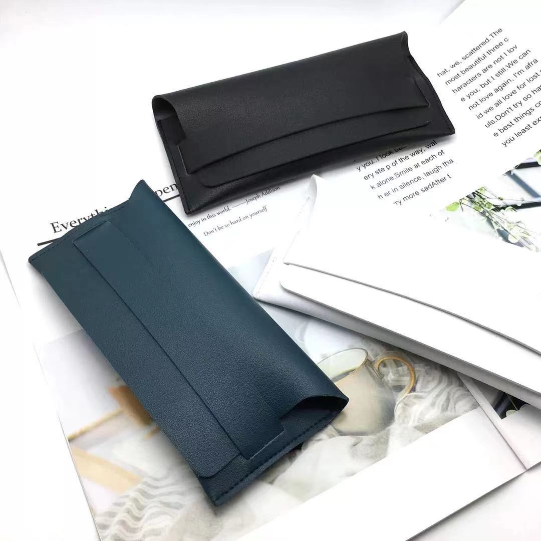 Foldable Synthetic Leather Sunglasses Case Bowlift