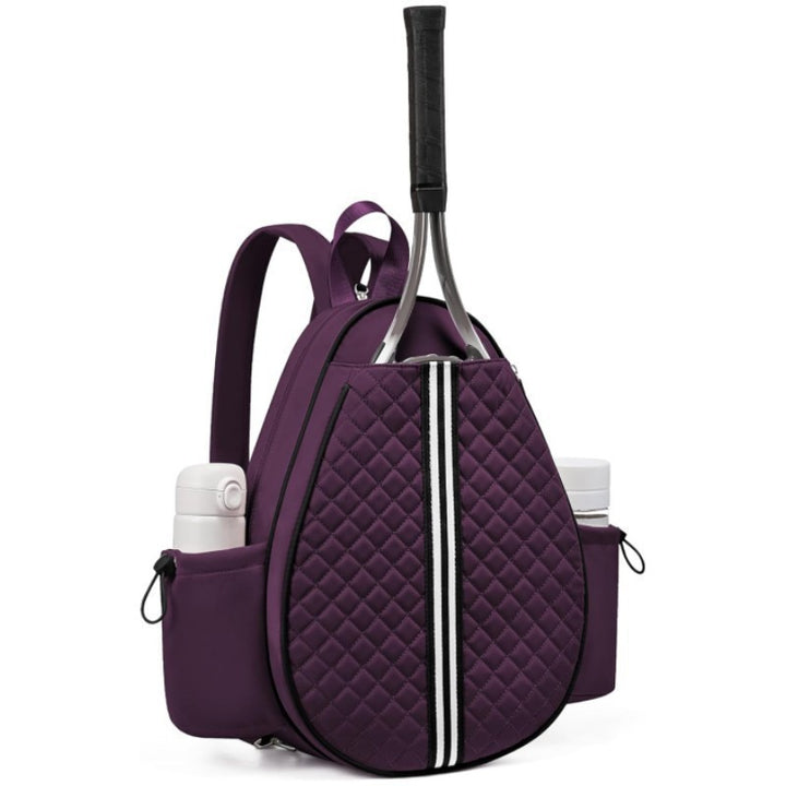 Quilted Tennis Backpack Bowlift