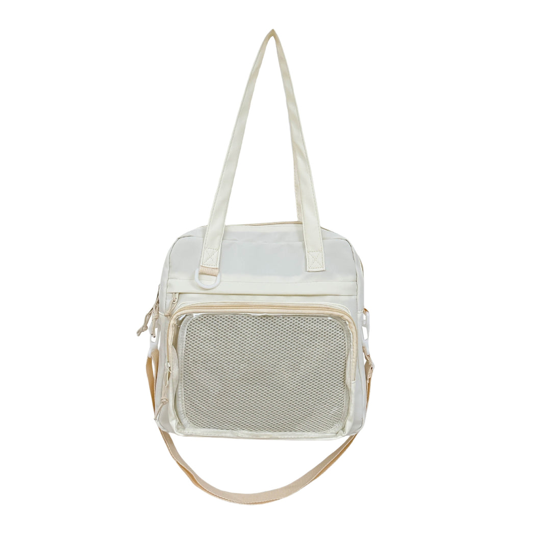 Practical Tote Bag with Transparent Viewing Window Bowlift