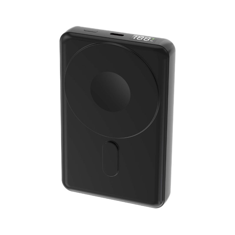 Portable power bank with multifunctional LED display and integrated cable management Bowlift