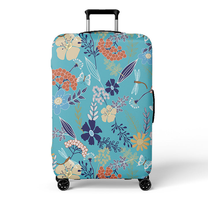 Unisex Suitcase Cover with Colorful City Design Bowlift