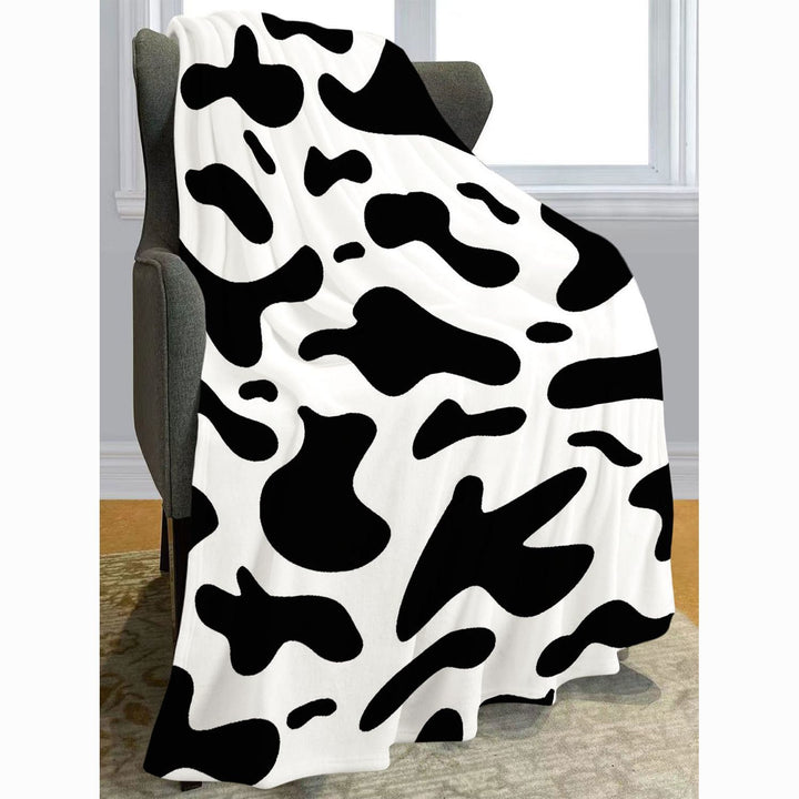 Cozy Animal Print Fleece Throw Blanket