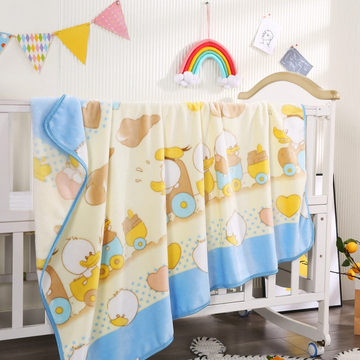 Children's Cartoon Character Fleece Blanket Bowlift