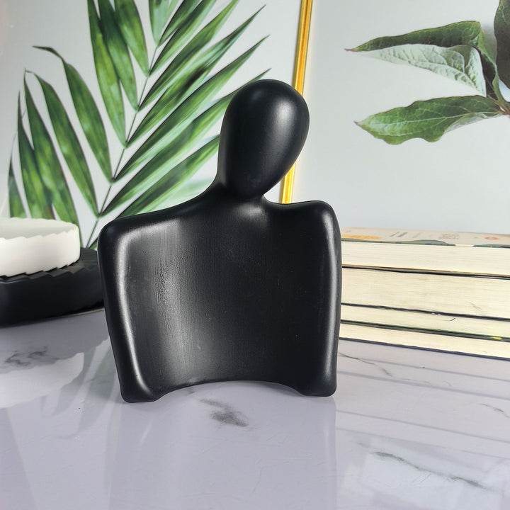 Artistic Dual Figure Decoration Bowlift