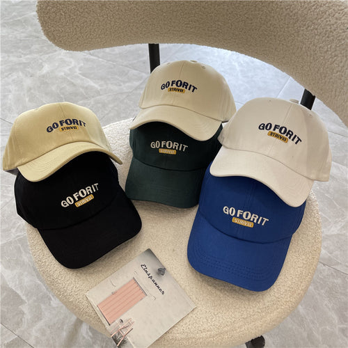 Women's Casual Cotton Adjustable Baseball Cap Bowlift