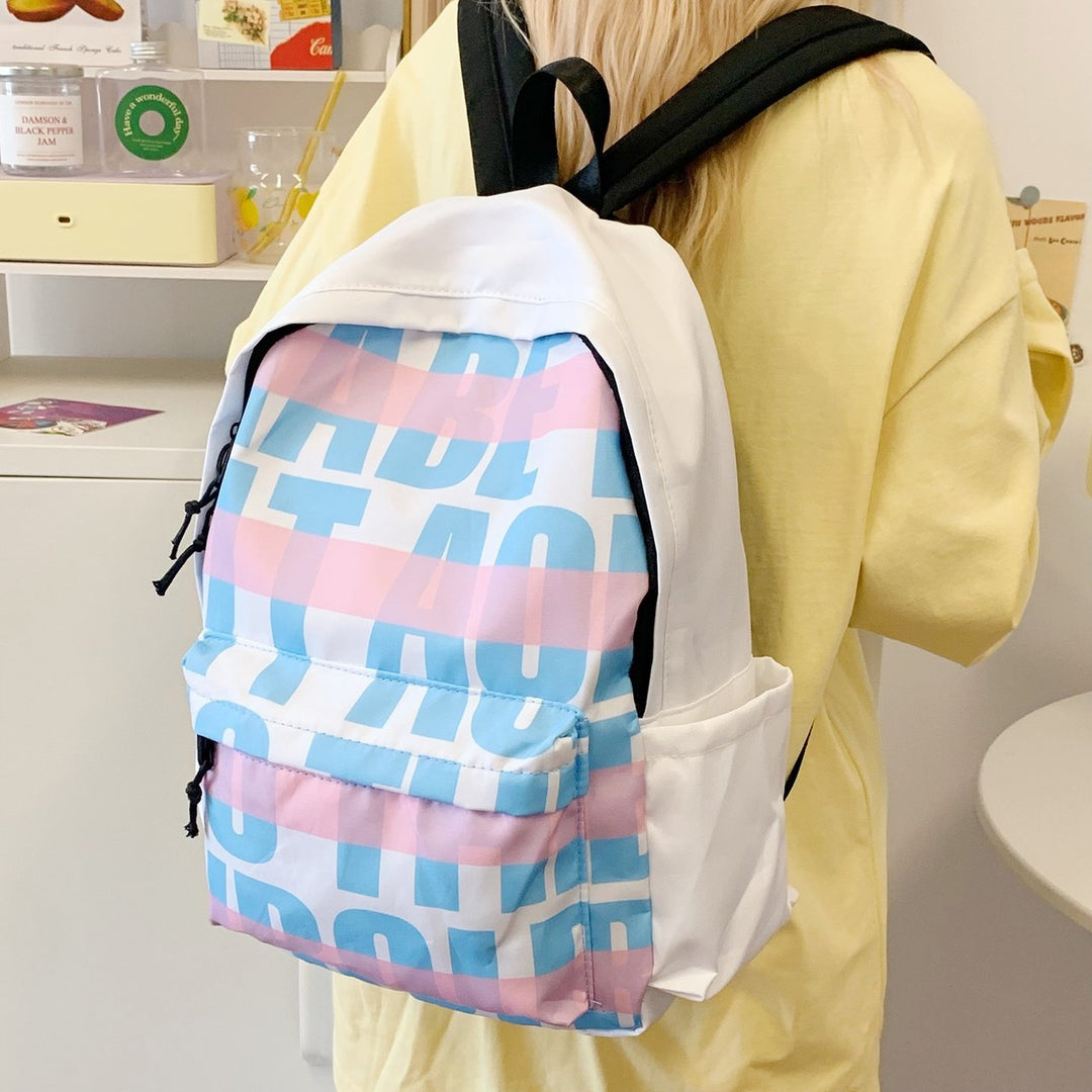 Leisure backpack with eye-catching graphic design and practical compartments Bowlift