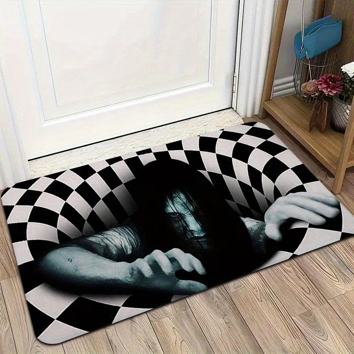 Artistic Skull-Themed Area Rug Bowlift
