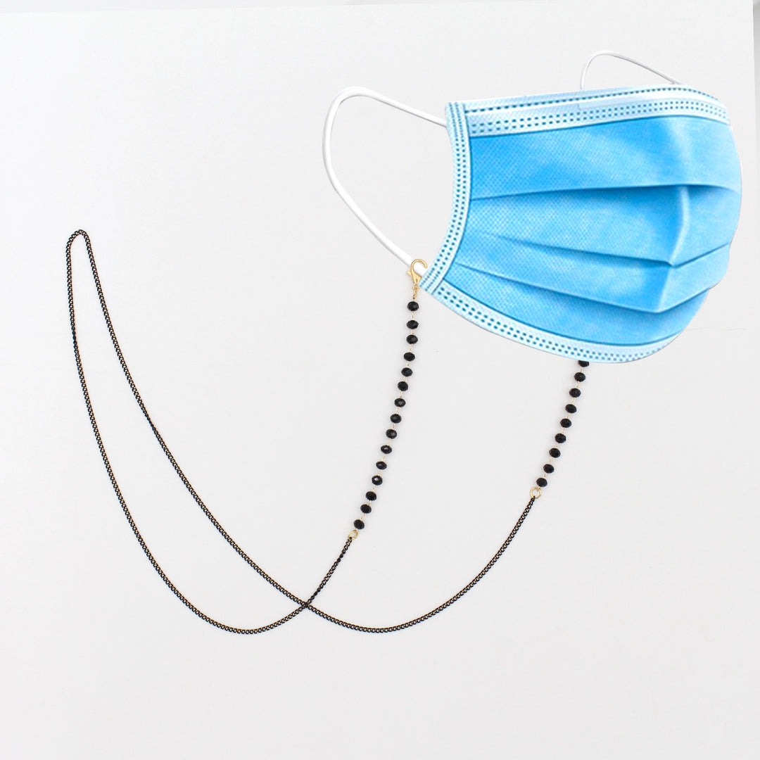 Elegant Pearl-Accented Eyewear Retainer Chain Bowlift