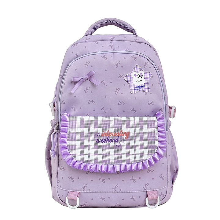 Fun Character Print Cozy Backpack Bowlift