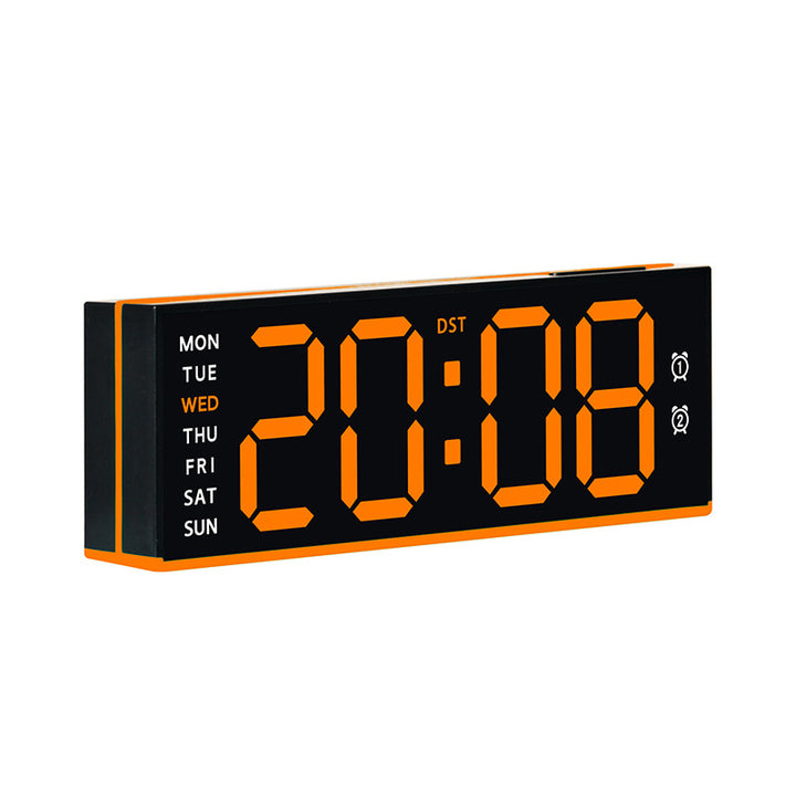 Digital Alarm Clock with Multifunctional Display Bowlift