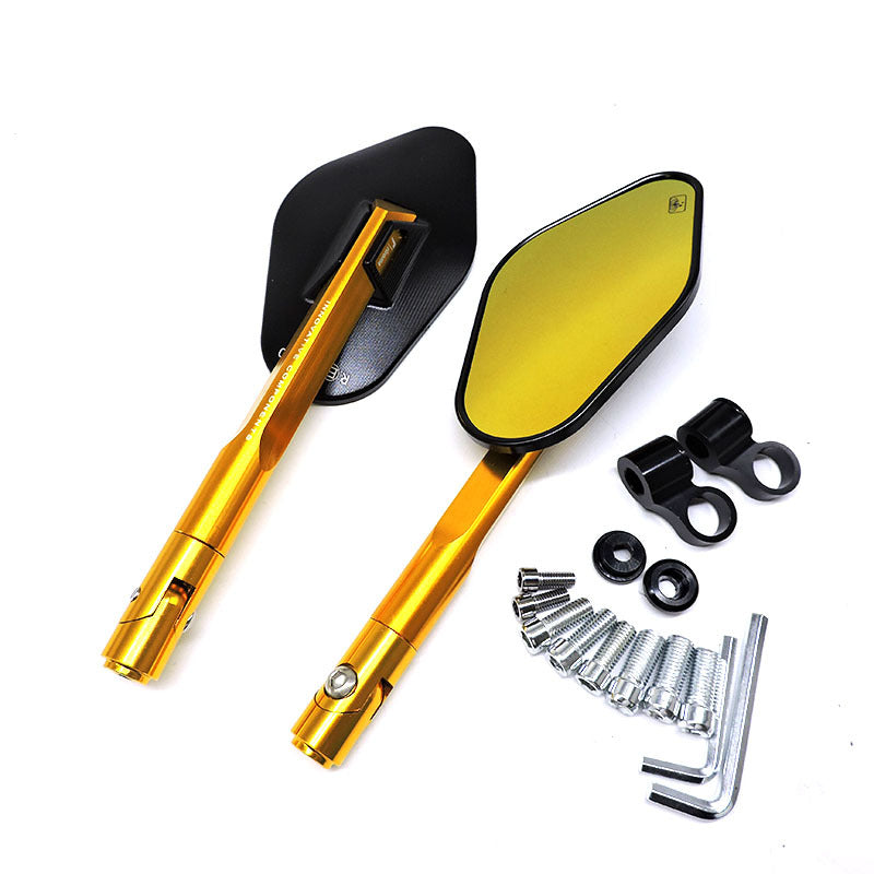 Adjustable Universal Motorcycle Side Mirrors Bowlift