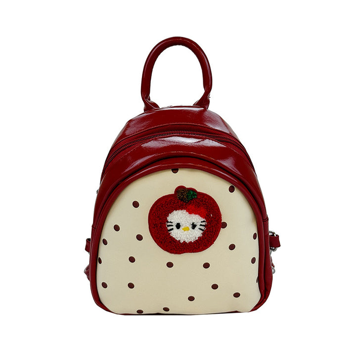 Plush Backpack with Fruity Design and Playful Details Bowlift