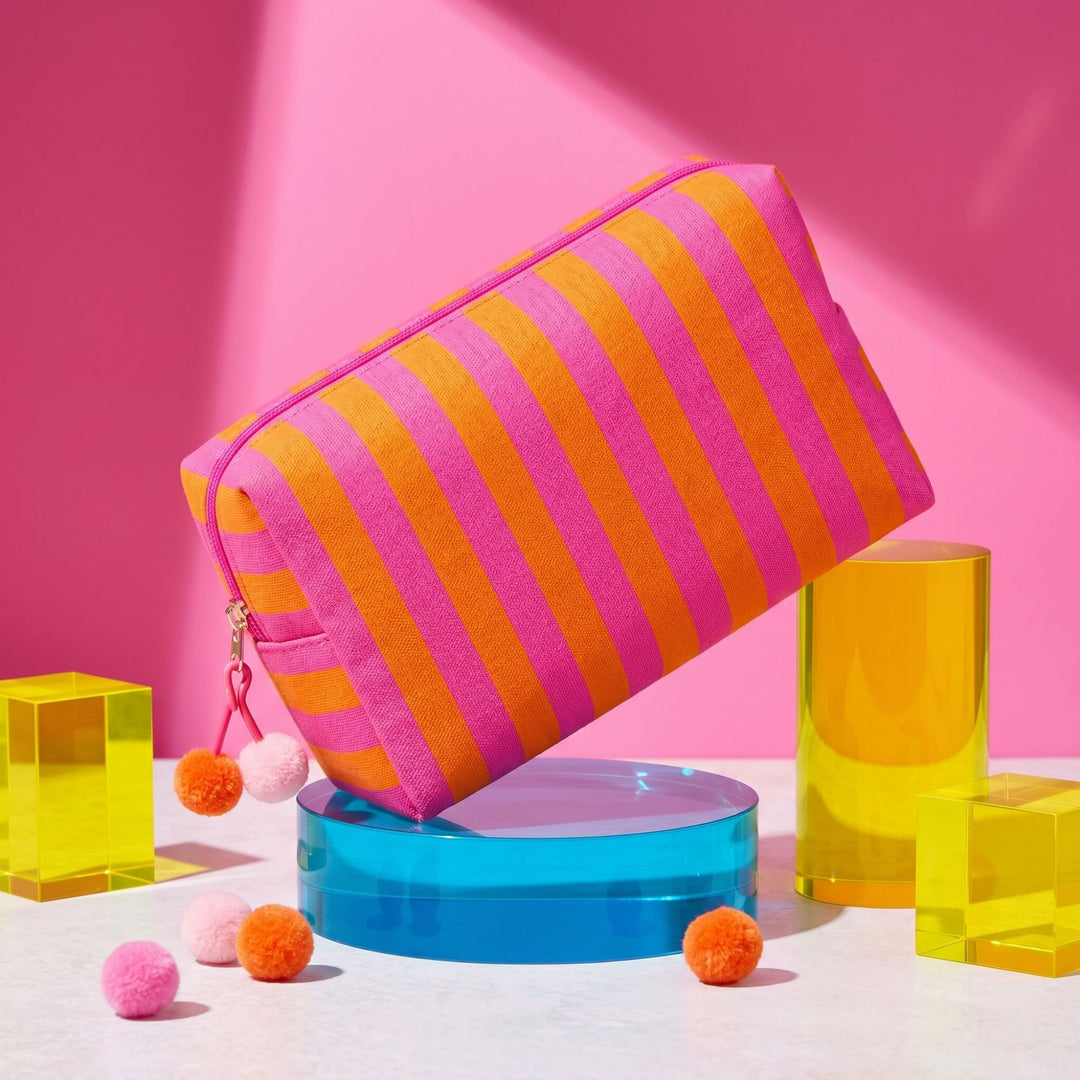 Cosmetic bag with colorful stripes Bowlift