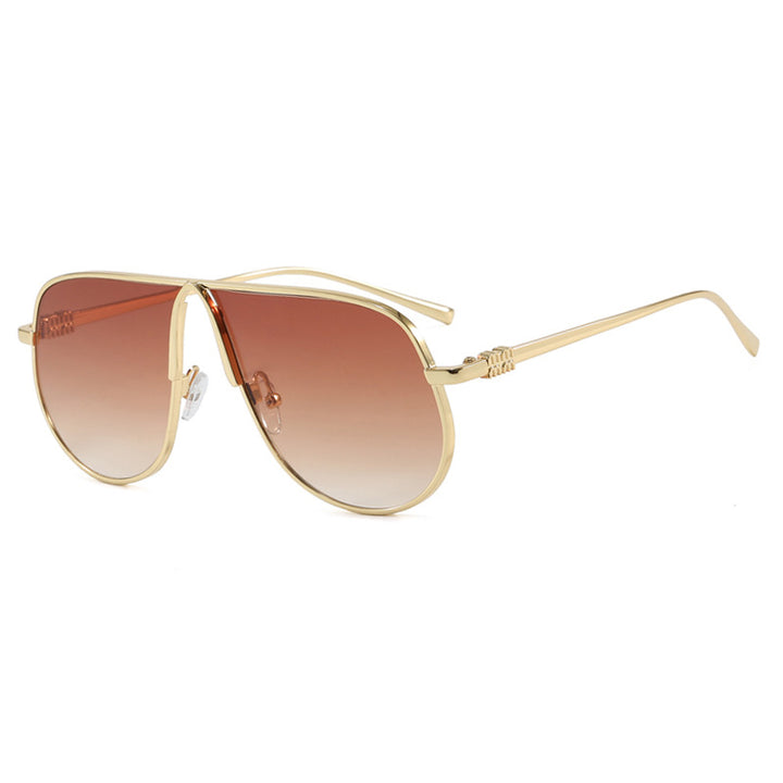 Women's pilot sunglasses with high-quality metal frame and polarized lenses Bowlift