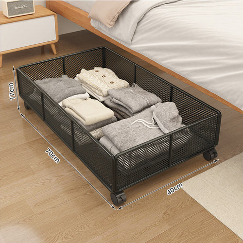Under-Bed Storage Container with Wheels Bowlift