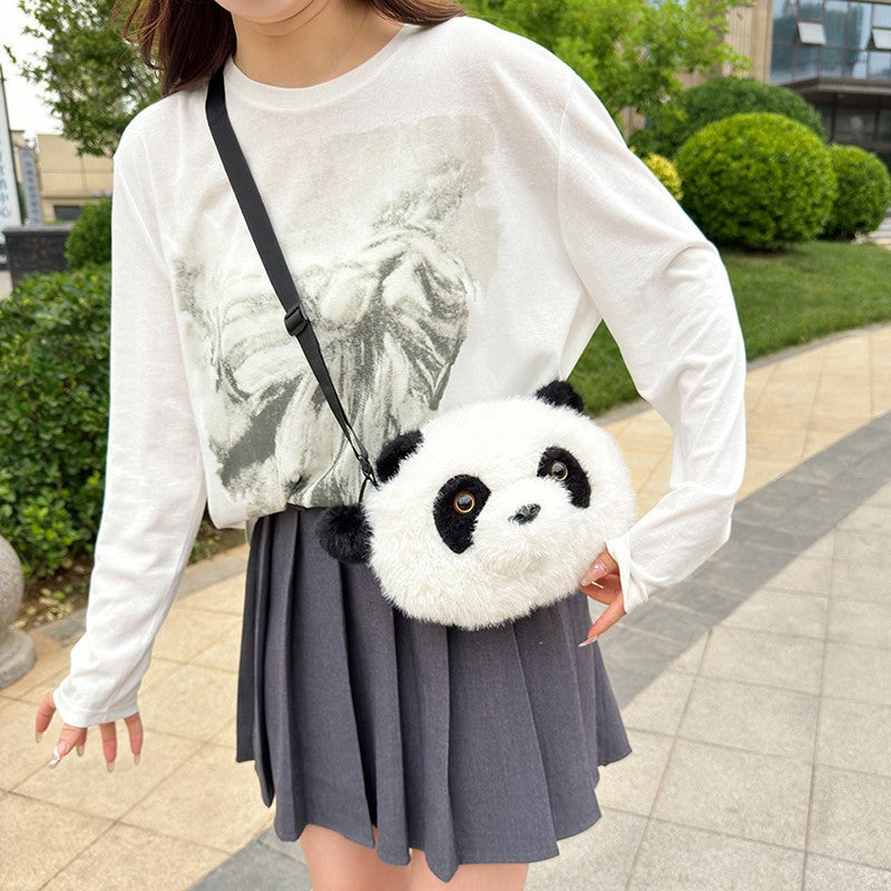 Plush Panda Handbag Bowlift
