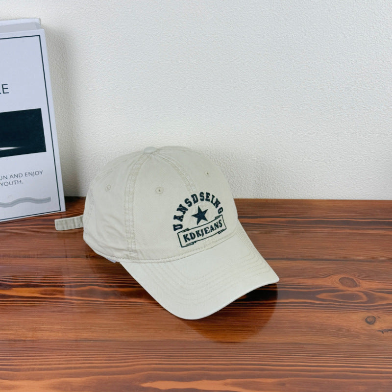 Men's Distressed Vintage Style Baseball Cap Bowlift