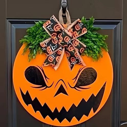 Halloween-Themed Decorative Door Hanger