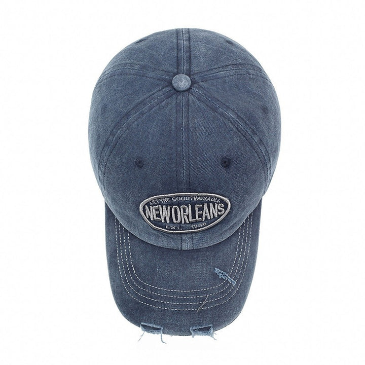 Women's Distressed Cotton Baseball Cap Bowlift 1784083760