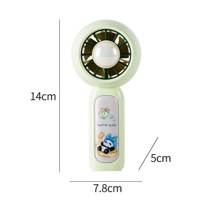 Adorable Handheld Cooling Fan with Cute Panda Design Bowlift
