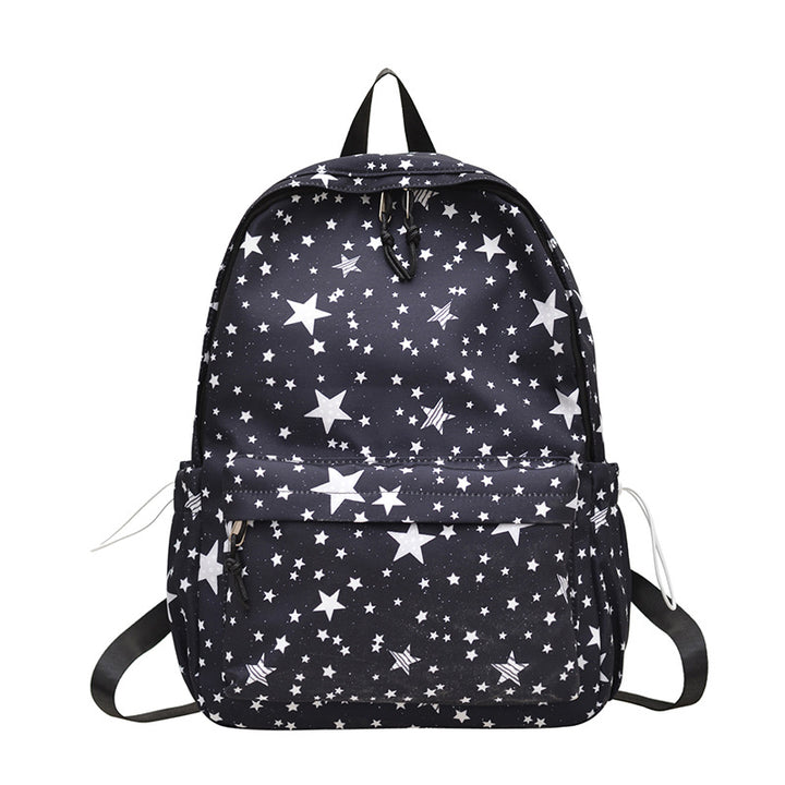 Stylish Star Print Backpack Bowlift