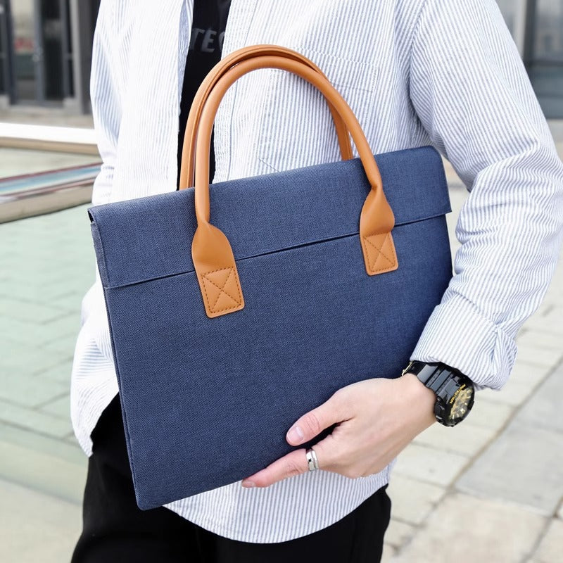 Modern Structured Laptop Tote Bag Bowlift