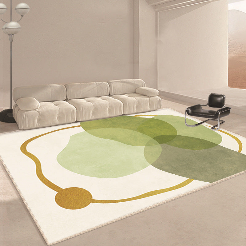 Modern Geometric Floral Area Rug Bowlift