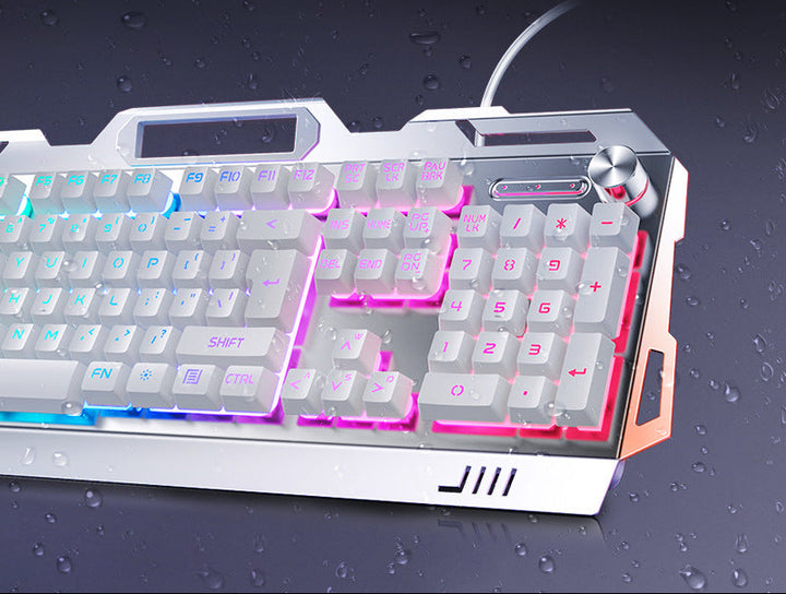 Gaming Keyboard and Headset Bowlift