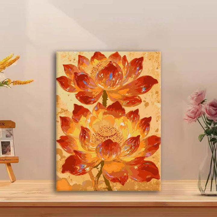 Floral Themed Wall Art Canvas Print Bowlift