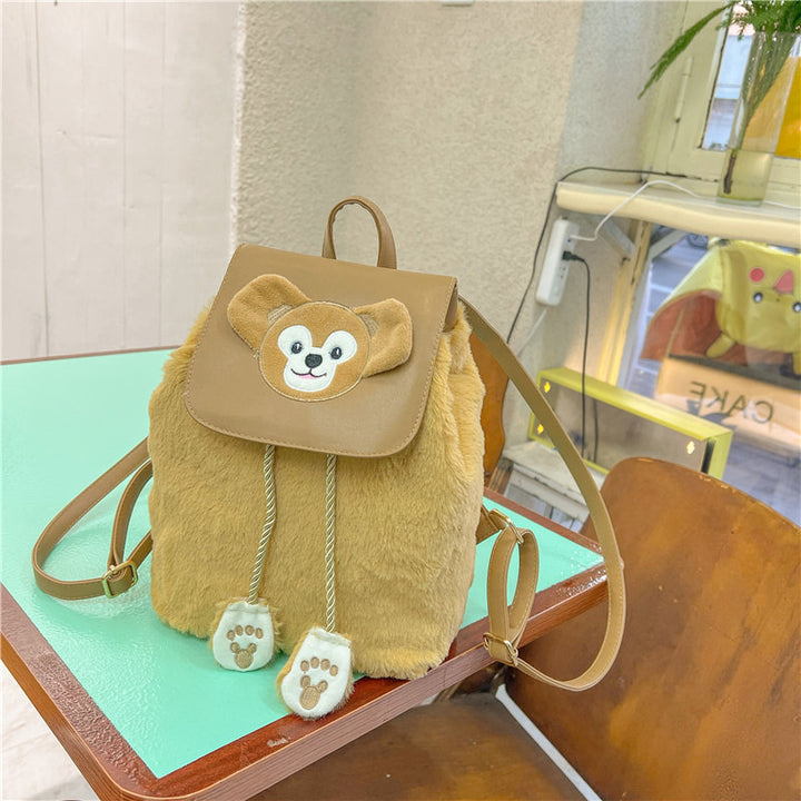 Plush backpack with animal motif Bowlift