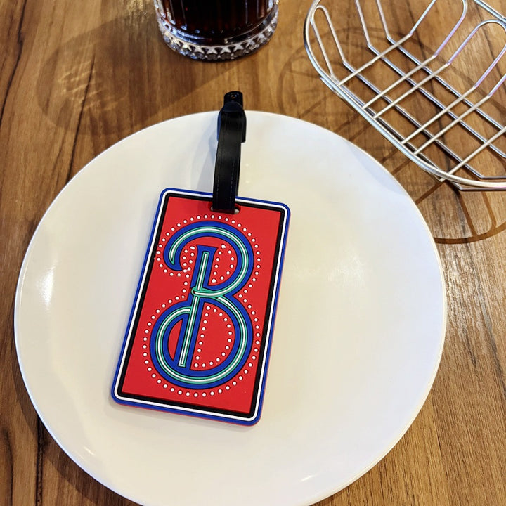 Personalized Alphabet Luggage Tag Bowlift