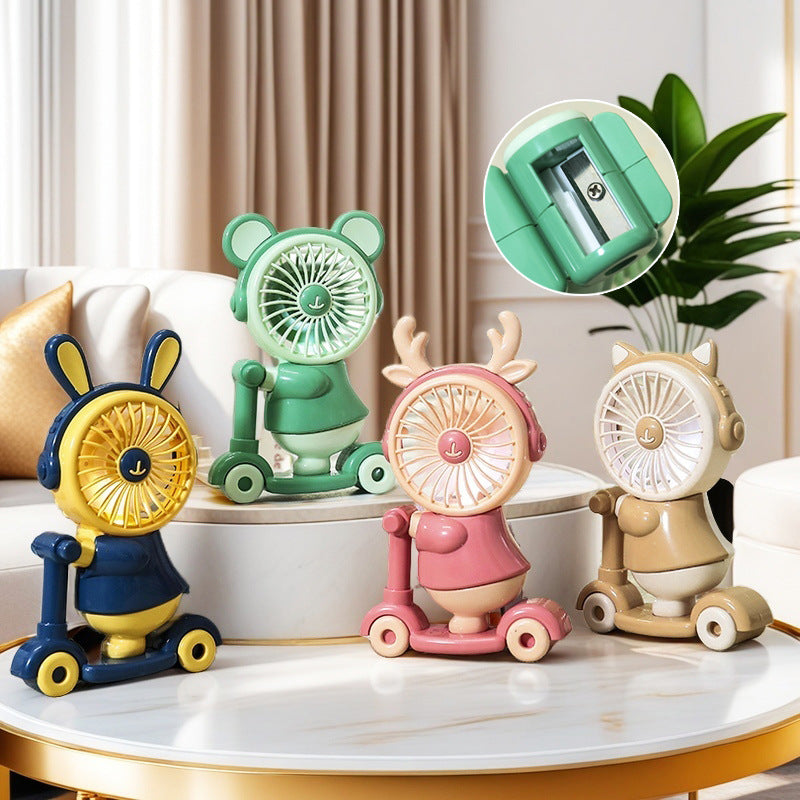 Ladies creative USB desk fan in cute design Bowlift