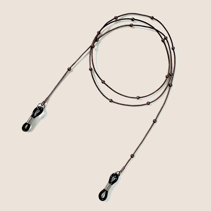 Lightweight Beaded Eyewear Retainer Bowlift