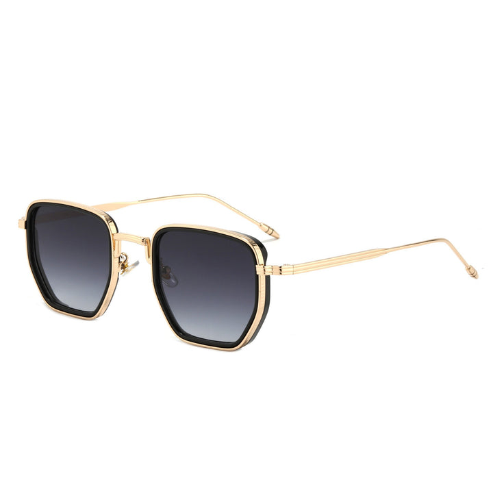 Ladies Square Designer Sunglasses with Stylish Metal Frame Bowlift