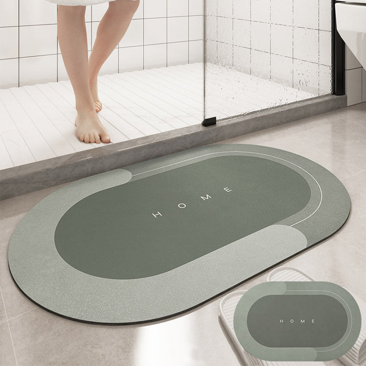 Stylish Water-Resistant Bath Mat Bowlift