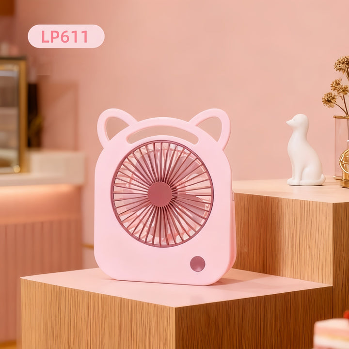 Unisex nan compact USB desk fan in cute reindeer design with adjustable tilt and quiet motor Bowlift