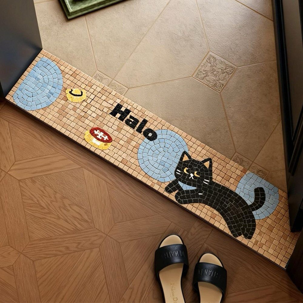 Decorative Mosaic Bathroom Tile Bowlift