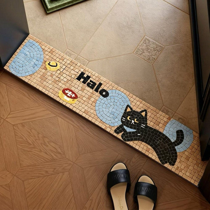 Decorative Mosaic Bathroom Tile Bowlift