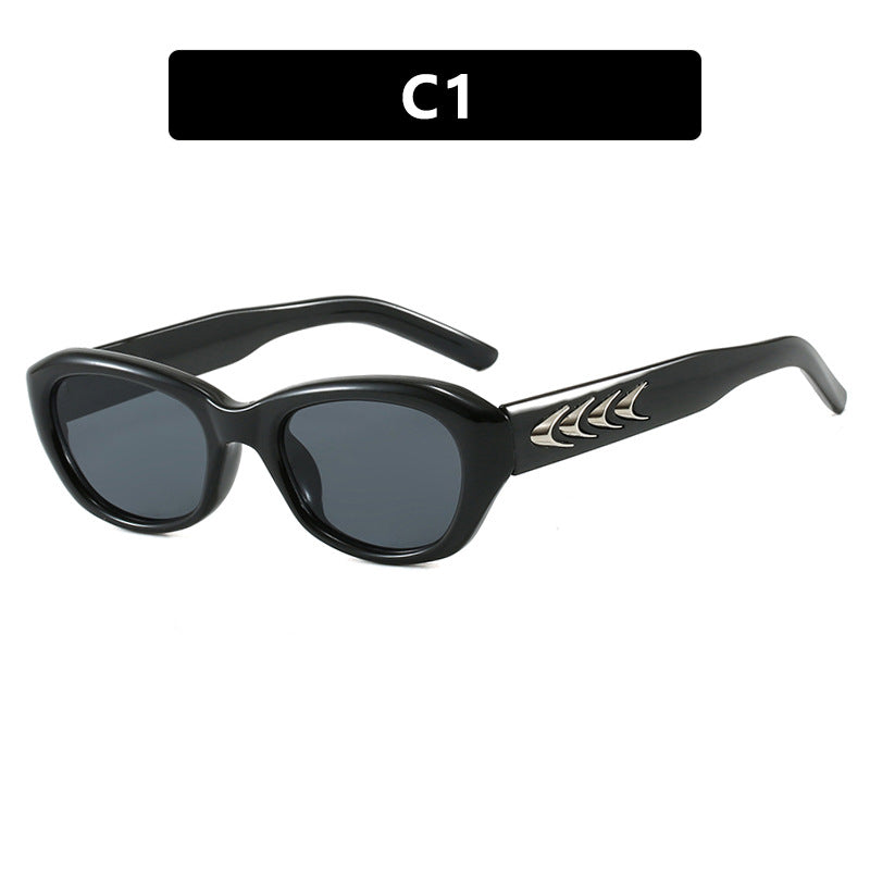 Women's fashionable sunglasses with sculptural accents Bowlift