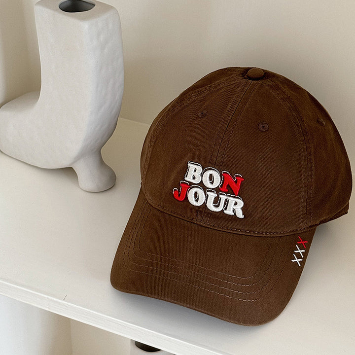 Men's Casual Cotton Embroidered Baseball Cap Bowlift