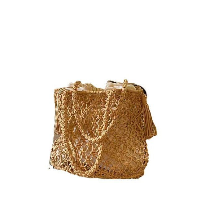 Trendy Macrame Crossbody Bag Bowlift