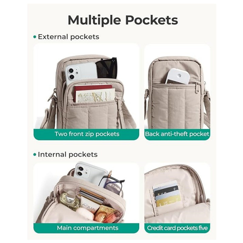 Fashionable shoulder bag with practical compartments Bowlift