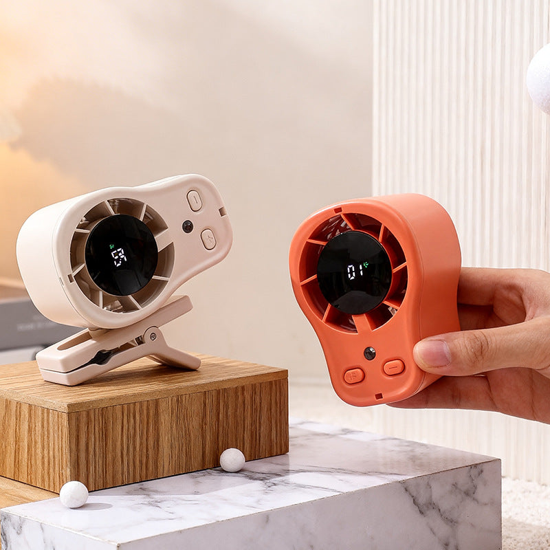 Ladies table fan with USB charging port and clamp function Bowlift