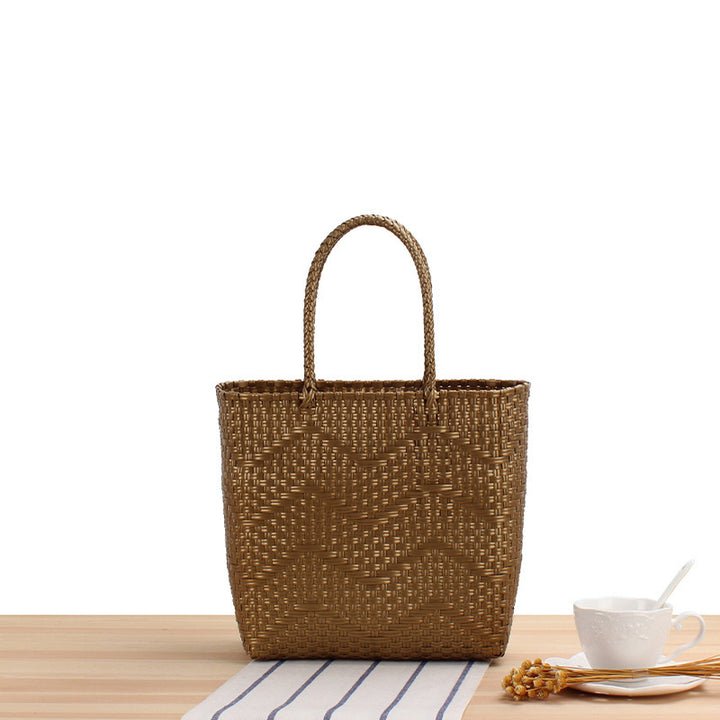 Robust Shopping Bag Made of Woven Synthetic Material Bowlift