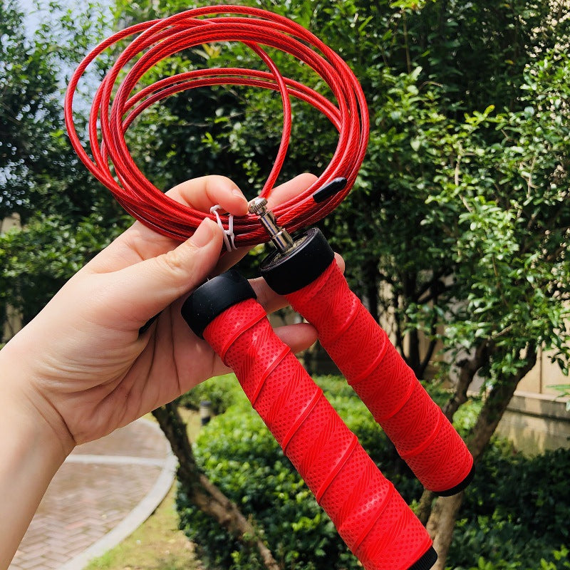 Jump rope with grippy ergonomic handles Bowlift
