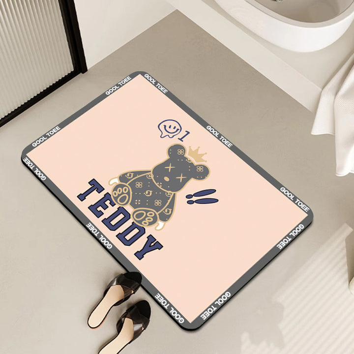 Decorative Cartoon-Themed Floor Mat Bowlift