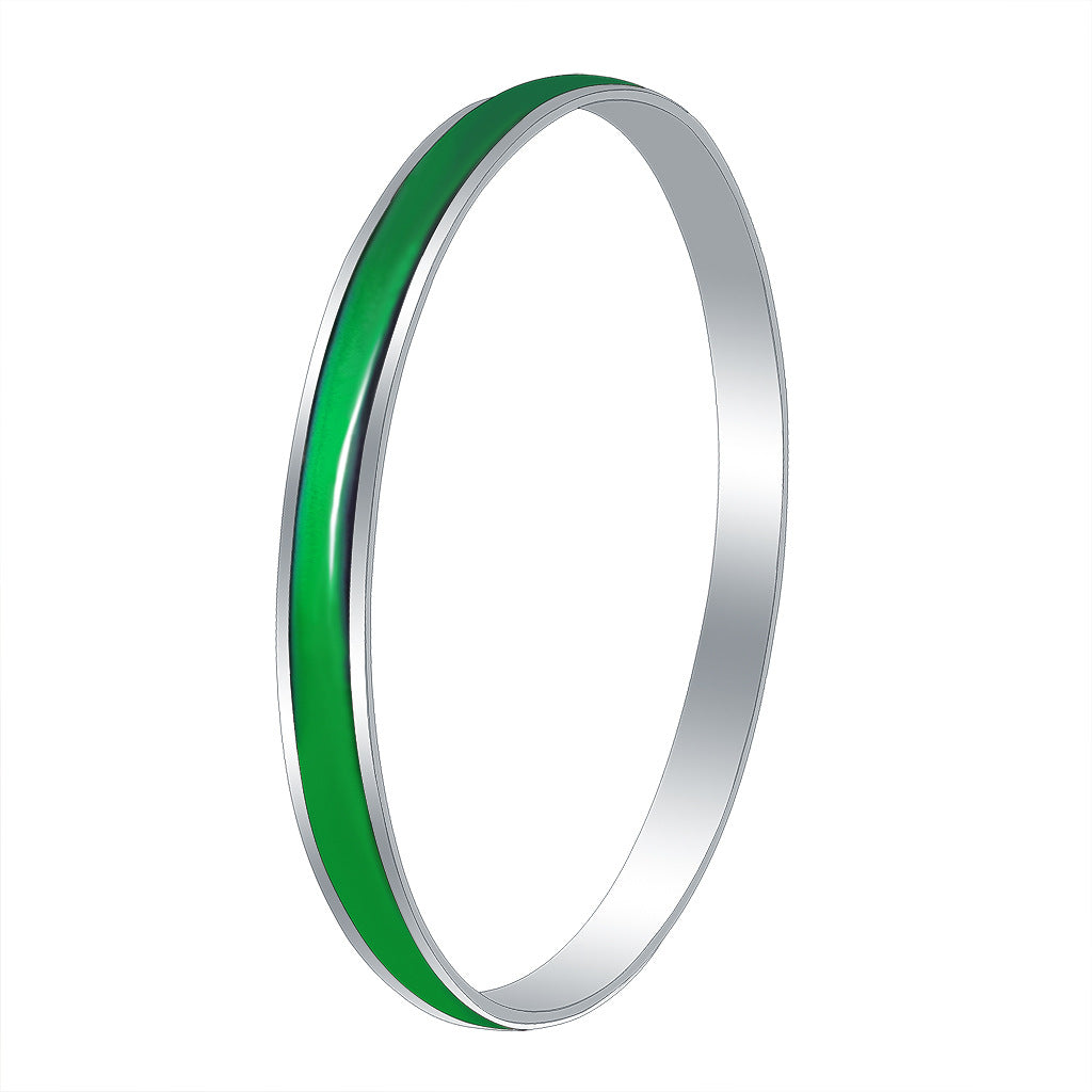 Multi-band Gradient Enamel Stacking Midi Bracelet Bowlift
