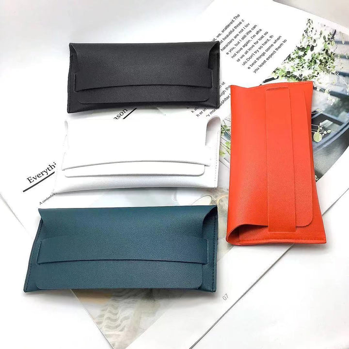 Foldable Synthetic Leather Sunglasses Case Bowlift